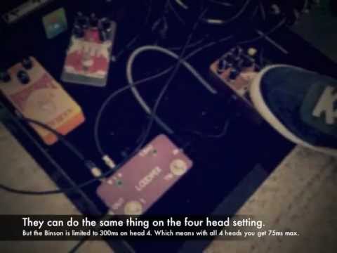 Catalinbread Echorec vs Binson Echorec