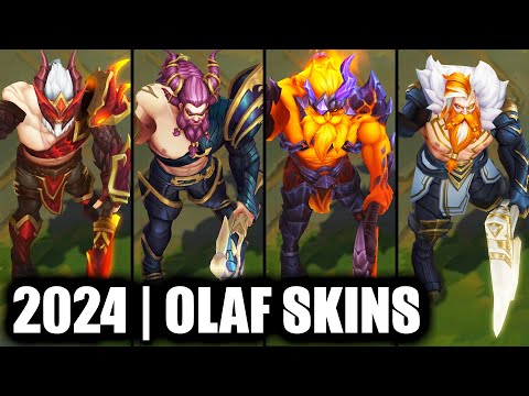 ALL OLAF SKINS SPOTLIGHT 2024 | League of Legends