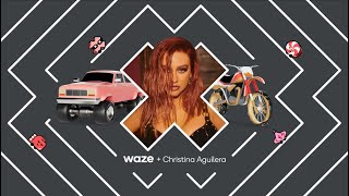 Drive with Christina Aguilera on Waze - Commercial (2022/March)