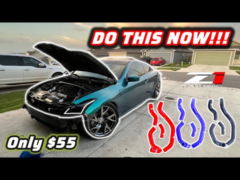 G37 UPGRADE HEATER HOSE Z1 MODIFICATION | INSTALL AND REVIEW