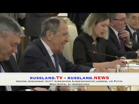 Indiens Jaishankar trifft russischen Außenminister Lawrow, um Putin Modi Gipfel zu besprechen