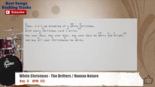 White Christmas - The Drifters / Human Nature Drums Backing Track with chords and lyrics