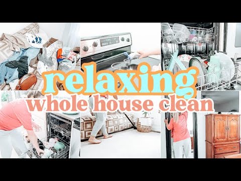 RELAXING 2021 SUMMER CLEAN WITH ME / CLEANING MOTIVATION / WHOLE HOUSE CLEAN