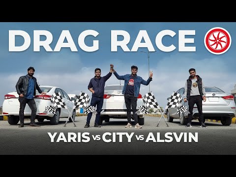 Kon Ha Sab Sy Tez? | Drag Race | City VS Alsvin VS Yaris | PakWheels