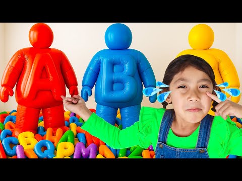 Maddie & Ben's A-Z Balloon Adventure! Learn the Alphabet with Fun Games!
