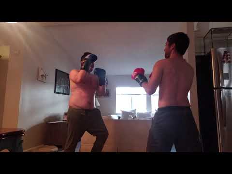 Colombian brothers sparring