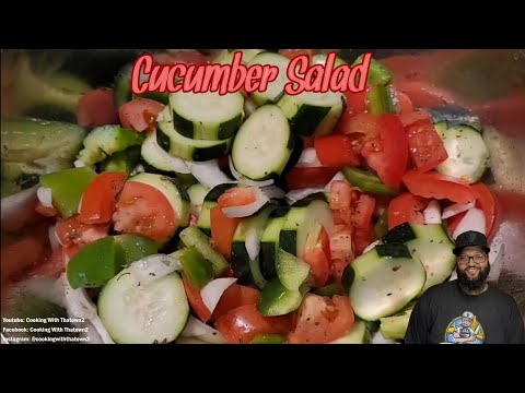 Cucumber Tomato Salad | Keto | Low Carb | Cooking With Thatown2