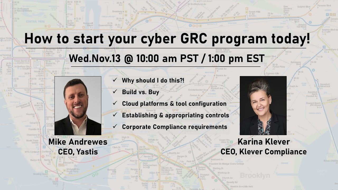 How to start your cyber GRC program today