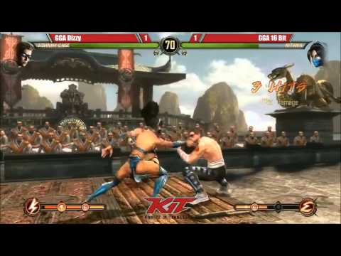 KIT MK: GGA Dizzy(Cage) vs GGA 16 Bit(Kitana)