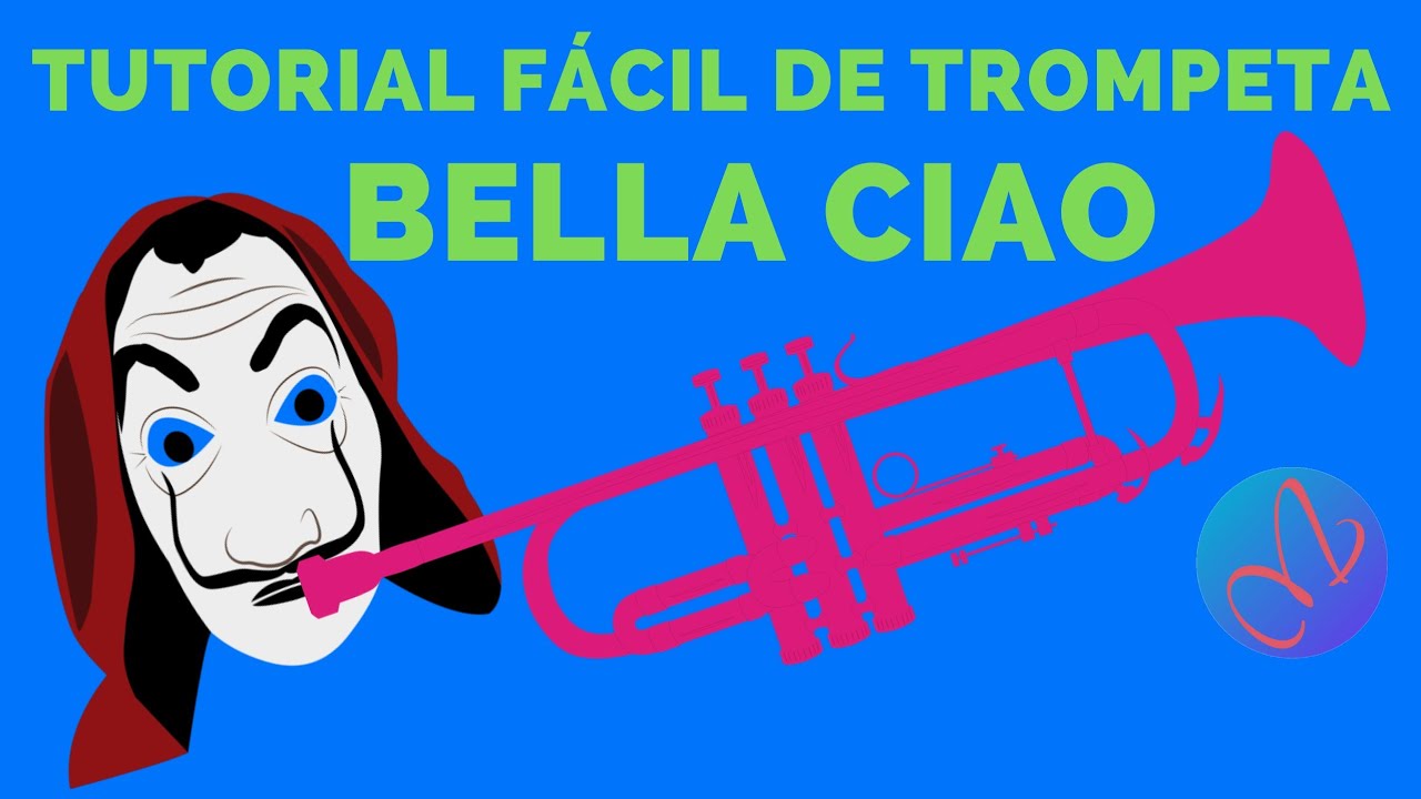 Como tocar BELLA CIAO en TROMPETA tutorial FÁCIL con NOTAS para principiantes y PARTITURA gratis