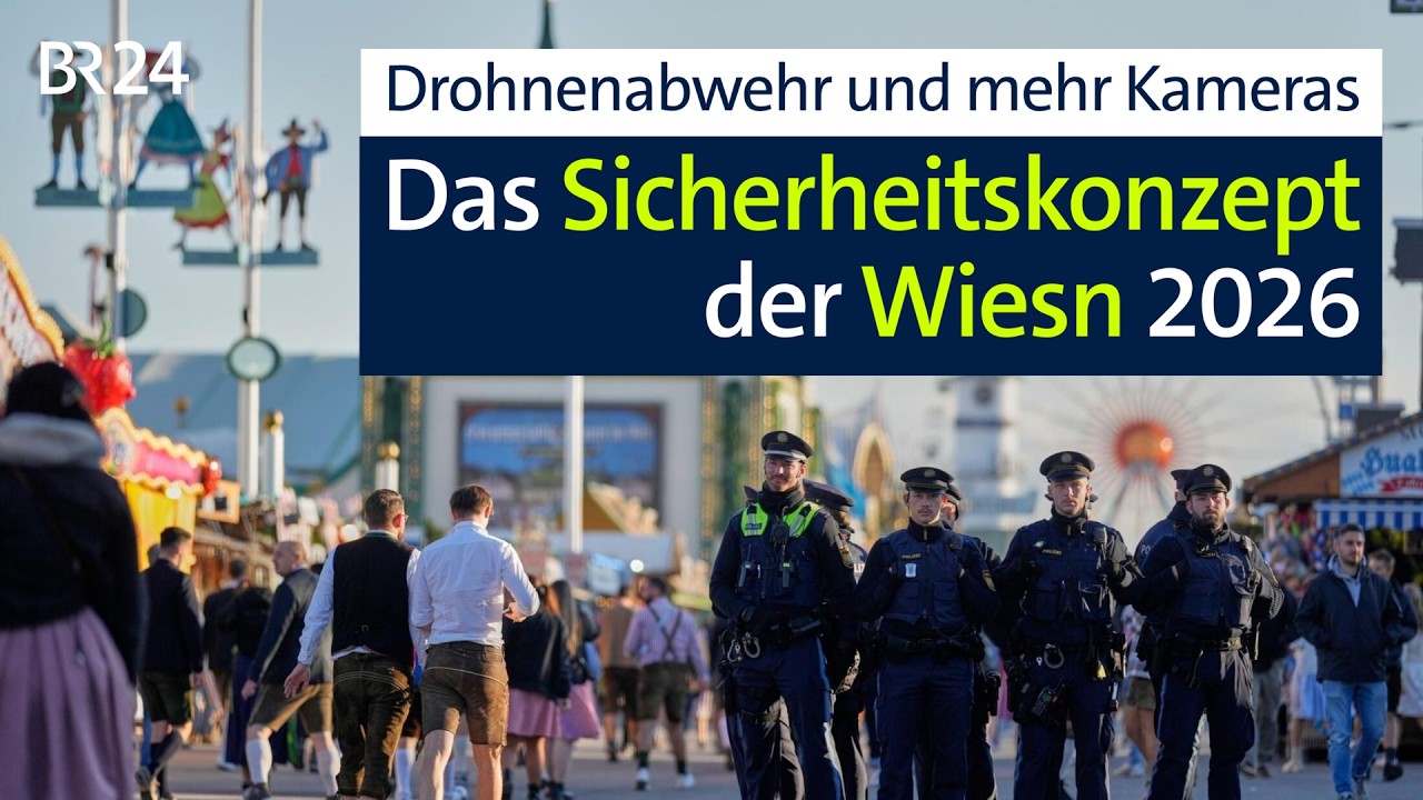 Oktoberfest: Drohnen, Kameras, Kontrollen - so ist das Sicherheitskonzept | Abendschau | BR24