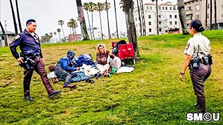 𝗣𝗔𝗥𝗞 𝗦𝗪𝗘𝗘𝗣: Rangers Move In During Venice Homeless Cleanup