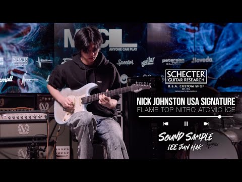 Schecter Nick Johnston USA Signature - Atomic Ice Bild 13