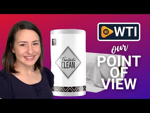 Fantasticlean Microfiber Cleaning Cloth Roll -75 Pack - WTI product video review