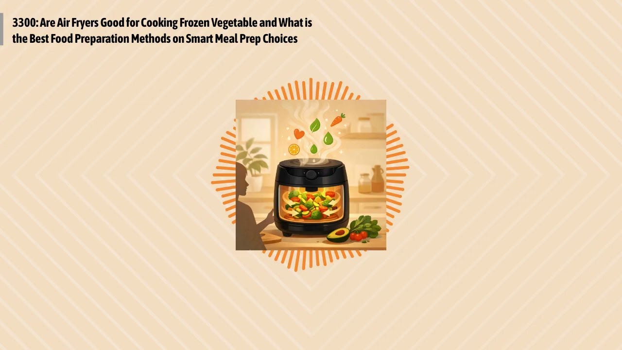 3300: Are Air Fryers Good for Cooking Frozen Vegetable and What is the Best Food Preparation...