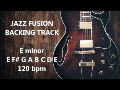 Jazz Fusion Backing Track  Em / E minor JAM TRACK