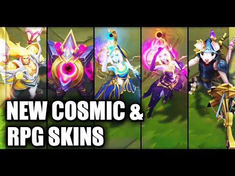New Skins Dark / Cosmic Lux, RPG Twitch Taric Talon, Dark Star Malphite Xerath (League of Legends)