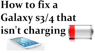 preview picture of video 'How to fix a Broken charging port on a GALAXY S3 or S4'