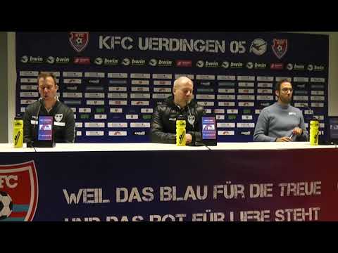 Uerdingerblock KFC Uerdingen 05 - 1.FC Kaiserlautern Pressekonferenz