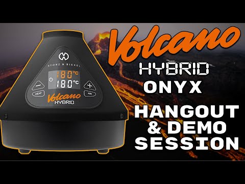 Volcano Hybrid Onyx by Storz & Bickel | Hangout Sesh & Demo | Sneaky Pete’s Reviews #livestream