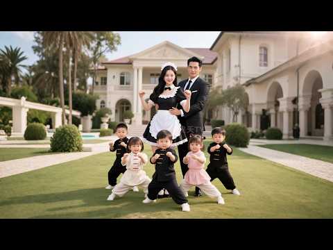 Cinderella birth to 5 kids at once,all of were geniuses,which surpris CEO who had no descendants!