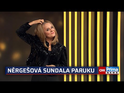 Něrgešová si ve studiu sundala paruku: Potřebuji holou hlavu kvůli léčbě, vysvětlila divákům
