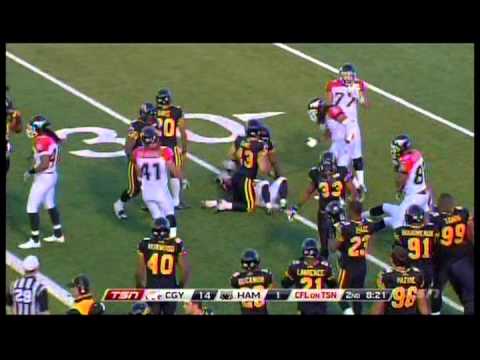Neil King S # 43 Hamilton Tigercats Sep 28 2013   Presented by Centre 68