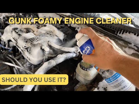 GUNK Foamy Engine Bay Cleaner. Complete Preparation. Use and Product Review. Does It Work?