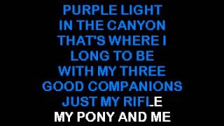 SC8271 15   Williams, Don   My Rifle, My Pony &amp; Me Karake