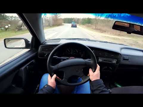1996 Volkswagen Golf III Variant 1.9 TD (75 Hp) POV Test Drive