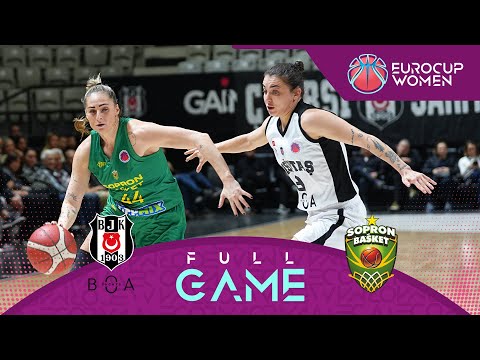 Play-Off Round 1 | Besiktas BOA v Sopron Basket | Full Basketball Game | EuroCup Women 2025-26