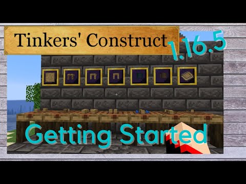 Tinkers Construct  1.16.5 ~ How to start with Tinkers Construct ~ Minecraft Mod Spotlight