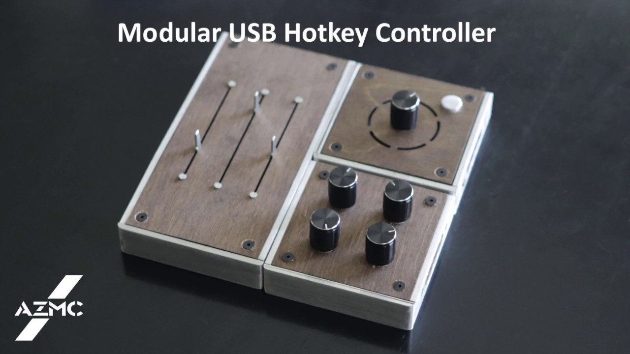 Modular USB Hotkey Controller - Hackaday Prize 2018