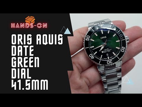 ORIS AQUIS DATE GREEN DIAL 41.5MM