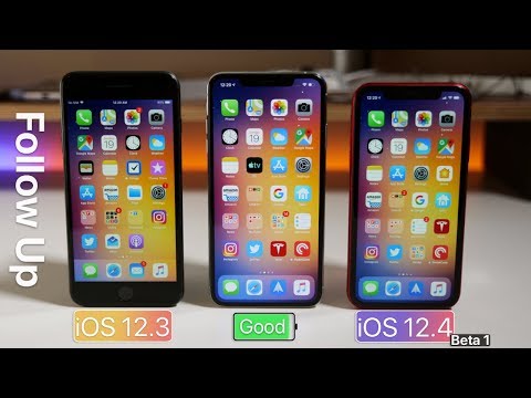 iOS 12.3 and 12.4 Beta 1 - Follow Up