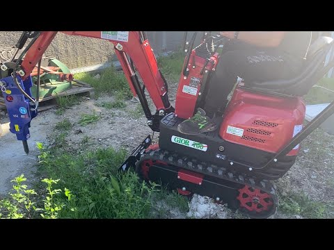 MiniEscavatore GIOR 700 PRO Braccio Allungato con Martello Vistarini VH 61 - Nuovo da Giordano Cairo