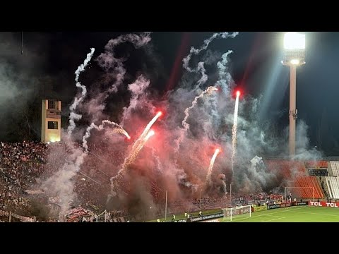 "ARG: CD Godoy Cruz - Colo Colo. 2024-02-22" Barra: Garra Blanca &bull; Club: Colo-Colo