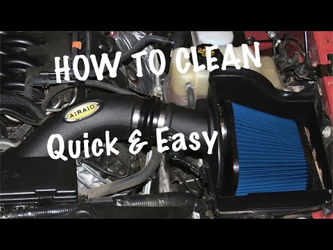 AIRAID Dry Filter Cleaning (SynthaMax Filter)