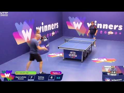 WINners CUP table 2  19.09  Zaporozhets Roman - Boklag Roman  17:30