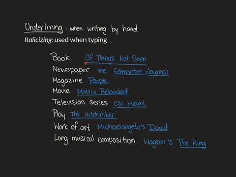 Do you italicize story titles?