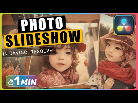 How to Create a PHOTO SLIDESHOW in Davinci Resolve