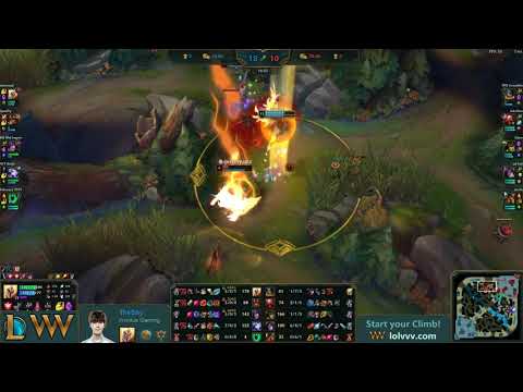 Kayle 1 vs 3 by TheShy on Patch 9.20