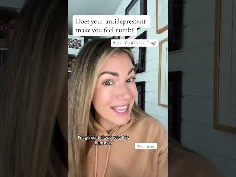 Antidepressant apathy part 1: Why does your antidepressant make you feel Numb?!