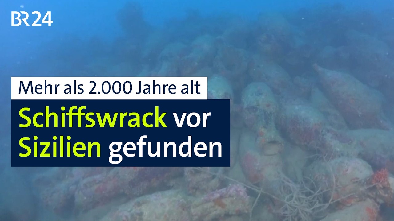 Mehr als 2.000 Jahre alt: Schiffswrack vor Sizilien gefunden | BR24