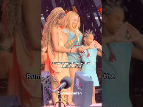 Rumi Was So Closed to Tell All The Family Secrets🤫 #beyonce #jayz #rumi #cowboycarter