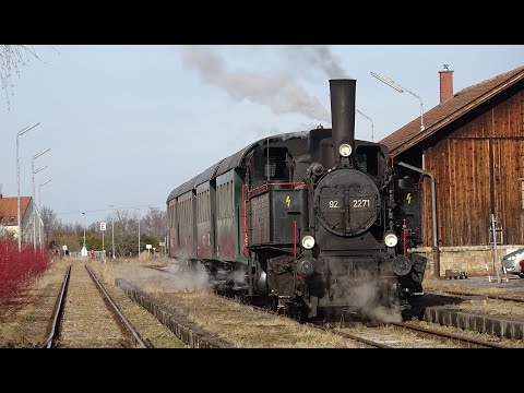 Driver, Guard and Lineside Views (Austrian Steam) - Zwettl to Schwarzenau with Locomotive No.92.2271