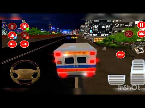 Rooftop First Aid VAN Truck #8 - Ambulance🚑 driver🚗👮 Simulator 2022 - Android gameplay