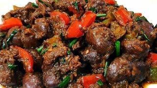 How to cook beef kidneys || Eating Beef kidneys recipe || Beef kidneys stew || cooking queen