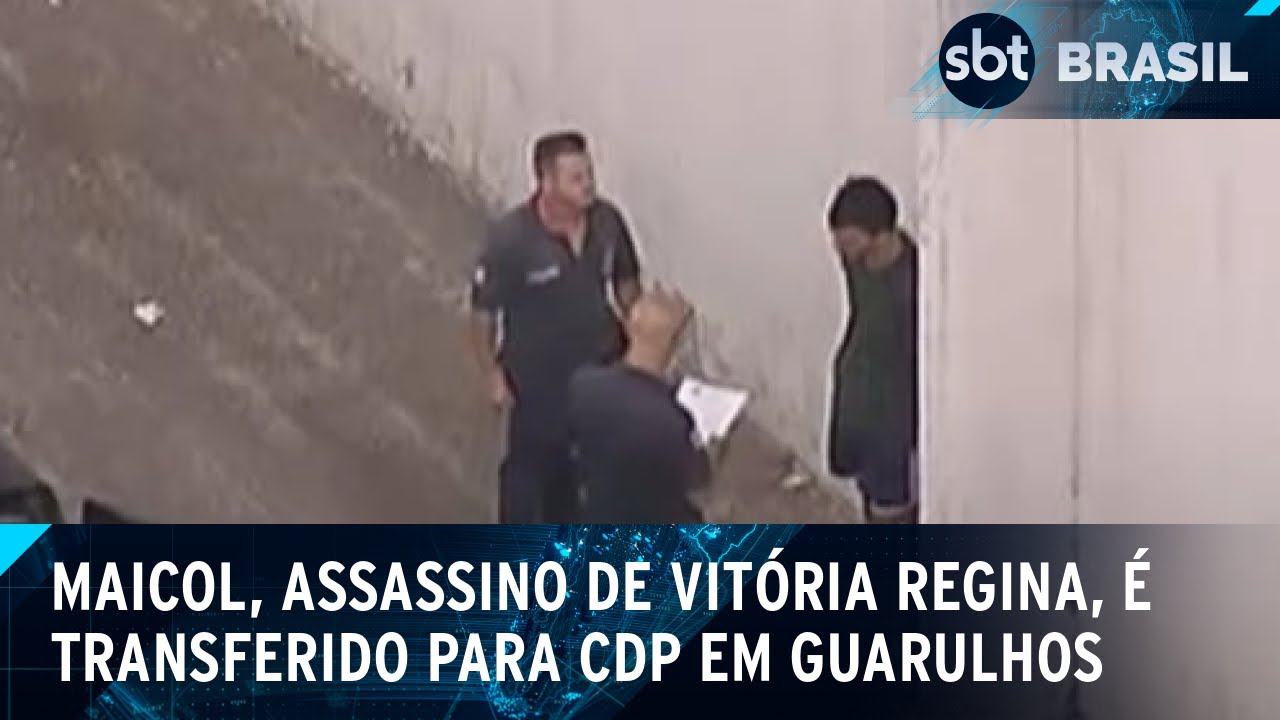 Caso Vitória: Maicol é transferido para CDP de Guarulhos (SP) | SBT Brasil (19/03/25)