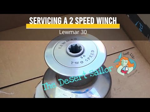 Cleaning a Lewmar 30 Two Speed Winch